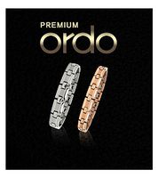 Clavis Premium Ordo Elegant Magnetic Therapy Bracelet Pain Reliefm - 99.999% Germanium - Gem Identificatiom Report, Report of Quality Included - Simple, Stylish, Beauty - Silver + Rose Gold