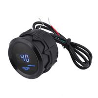 Temperature Gauge for Car, Keenso 300 ℉ Water Temperature Gauge 2 Inch 52mm Blue LED Digital Car Outside Temperature Gauge w/Sensor