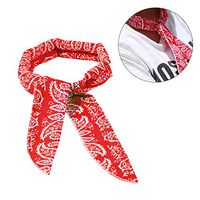 CShopping Cold Ice Pack& Headband Wrap for Summer Heat and Tension Relief, Cooling Mask, Ice Towel for Elbow Ankle Knee Wrist Leg Shoulder Neck Arm and More, One Size Fits All, Red