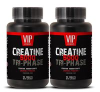 Premuim Blend of Creatines - Creatine Tri-Phase 5000mg, Creatine Monohydrate, Creatine HCL and Creatine Pyruvate (2 Bottles 180 Tablets)
