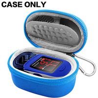 Case Compatible for ZPro Series 500DL/ BL/CMS 50-DL/Facelake/Innovo Deluxe/Facelake/Santamedical/Fingertip P.O Blood Oxygen Saturation Monitor(CASE Only)-Blue