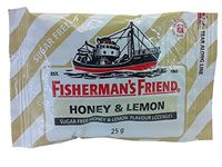 Fisherman's Friend Sugar Free Refreshing Honey & Lemon Flavor Cough Lozenges, 25g