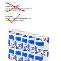 Toilet Tissue Paper Degradable Roll Paper for Bathroom Kitchen Workshop Restaurant White