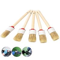 Scorpiuse 5 Pieces Auto Detailing Brush Set Car Cleaner Brush for Cleaning Weels, Interior, Exterior, Leather