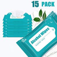 Suitable for All Kinds of People Alcohol Cleaning Towel, 75% Super Soft Quality Guarantee Health Alcohol Cleaning Towel (15 Packs)