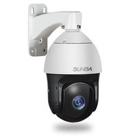 SUNBA 601-D20X IP PoE+ High Speed PTZ Outdoor Security Camera, 20x Optical Zoom HD 1080P ONVIF with Audio and Night Vision up to 800ft (Renewed)