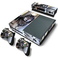 SKINOWN Skin Sticker for Xbox One Console and 2 Controller with 1 Kinect Skins (Wolf)