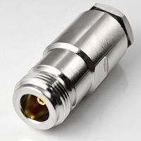 N Female Jack Straight Clamp RG8 RG165 RFC400 Cable RF Coaxial Connector Adapter