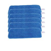 VideoPUP Microfiber Flat Mop Pad (Pack Of 6) Suitable For Wet Or Dry Floor Cleaning