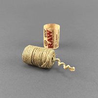 RAW Natural Unbleached Rolling Papers - Hemp & Beeswax Hempwick Roll 10ft / 3 Meters