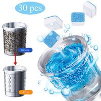 GOBEAUTY Washing Machine Cleaner Premium Washing Machine Descaler Deep Cleaning Washing Machine Tank Cleaning Sheet Effervescent Tablets for All Washing Machine