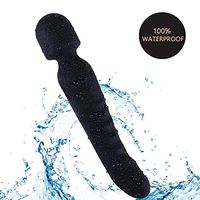 Whisper Quiet Cordless Wand Massager with 7 Vibration Mode,Customize Heating Tail, Arbitrary Bending Massager Head, Give You Different Time.