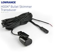 Lowrance Bullet Skimmer Wide Angle 200khz Transom Mount Transducer for Hook2 4 Units