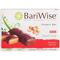 BariWise Protein Bar/Diet Bars - Peanut Butter (7ct), High Protein, Trans Fat Free, Aspartame Free