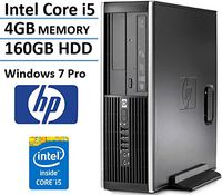 HP (Intel Dual Core i5-650 3.2GHz Processor), New 4GB Memory, 160GB HDD, DVD, RJ45, VGA, Display Port, Windows 7 Professional (Certified Refurbishd)
