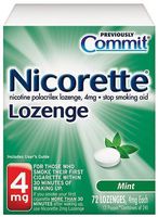 Nicorette Lozenge, Mint , 4mg, 72-Count by Commit BEAUTY