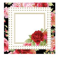 Anna Griffin Rose Black Triple Pad Set (NP657)