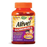 Nature's Way Alive! Children's Gummy Multivitamin, Gluten Free, Made with Pectin, 60 Gummies