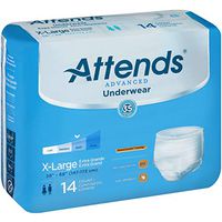 48APP0740PK - Attends Underwear Complete X-Large, 48 to 64
