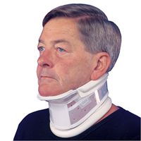 Truform-OTC Neck Rigid Cervical Collar, Chinpiece, Neck & Head Stabilizer Support Splint, 17.5-19.5 Inch, Large