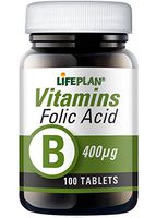 Lifeplan Folic Acid 400Mcg 100 Tablets