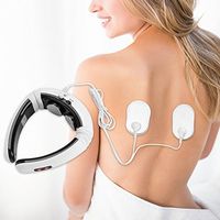Nannday Electric Neck Massager, Magnetic Cervical Vertebra Shoulder Relax Support with Pads