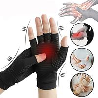 Copper Compression Arthritis Gloves for Men Women, Compression for Arthritis Pain Relief - Rheumatoid & Osteoarthritis & Ease Muscle Tension,2pairs,M
