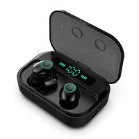 Nabsna Bluetooth Earphone 5.0 Wireless in-Ear LED Digital Display Sports Waterproof Bluetooth Headsets