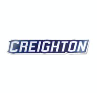 Nudge Printing NCAA University Script Logos Vinyl Car Decal Window Sticker (Creighton University Bluejays)