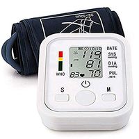 QHYAH Blood Pressure Monitors,Accurate Upper Arm Blood Pressure Monitor,Digital BP Machine Pulse Rate Monitoring Meter with Cuff Kit Two Users