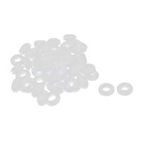 uxcell Rubber Double Side Firewall Grommets 10mm Inside Diameter 55 Pcs White