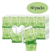 Pocket Tissue, Pocket Handkerchiefs, Silky & Smooth Soft 3-Ply Handkerchief Paper Towels, Mini Pocket Pack Facial Tissue, Easy to Carry, Packets of 10 Sheets Each,60pack