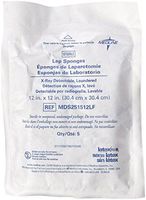 Medline MDS251512LF Sterile X-Ray Detectable Lap Sponges, Deluxe, 12" x 12" (Pack of 200)