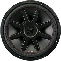 Kicker CompVR CVR152 (43CVR152) 1000W Peak (500W RMS) 15" CompVR Series Dual 2-Ohm Car Subwoofer