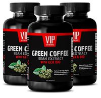 Metabolism Booster for Women Over 40 - Green Coffee Bean Extract (with GCA 800) - Pure Green Coffee Extract - 3 Bottles 180 Capsules