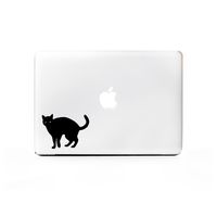 (2X) StickAny Laptop Series Cat Sneak Sticker for MacBook Pro, Chromebook, Surface Pro, and More (Black)
