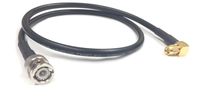3 Foot SMA Male Right Angle to BNC Male Times Microwave LMR240 Ultraflex Antenna 50 Ohm Cable assembled by Custom Cable Connection