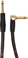 Roland 5-foot Instrument Cable, Angled/Straight 1/4" jack, Gold series (RIC-G5A)