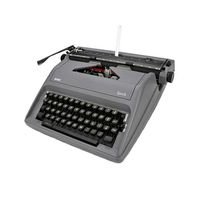 Royal Epoch Classic Portable Manual Typewriter - Gray (Renewed)