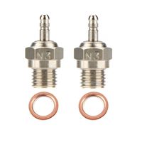 2pcs 70117 Glow Plug #3 N3 Hot Spark Nitro Engine Parts Replace OS 8 for Traxxas Kyosho HSP HPI Redcat 1/8 1/10th RC Car Truck Buggy