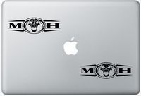 Masters Of Hardcore ArcDecals78602299 Set Of Two (2x) , Decal , Sticker , Laptop , Ipad , Car , Truck