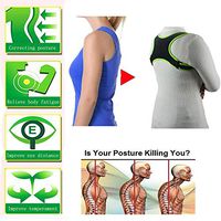 Supportting Sports Wear, Correct Posture, Neck Straightener, Shoulder Clavicle Support, Relieving Shoulder Pain, Correct Shoulder Collapse. (Green)