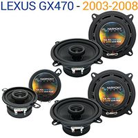Compatible with Lexus GX470 2003-2008 Factory Speaker Replacement Harmony (2) R5 R35 Package