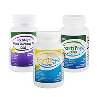 Fortifeye Vitamins Advanced Dry Eye Therapy - Super Omega 3 Fish Oil, Focus Eye Care Supplement and Black Currant Oil GLA - 30 Day Supply - Softgel Capsules