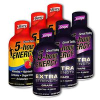 5 Hour Energy, 12 Berry + 12 Extra Strength Grape, 24 Count
