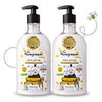 The Honeykeeper Cubby Cocoa Baby Body Lotion (14 Ounces), 2-Pack