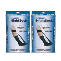 ProStretch Night Sock with Toe Support – Stretch Overnight Relief Sock for Plantar Fasciitis, Tight Calves, Achilles Tendonitis and Runners Cramps, One Size Fits Most (Pair)
