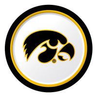 Club Pack of 96 NCAA University of Iowa Disposable Paper Party Dinner Plates 9"