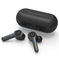 Wharfedale Bluetooth5.0 Wireless Headphones,TWS Wireless Earbuds in-Ear, Stable Connection, HiFi Sound Quality,Touch Control,Noise-Cancelling Microphones(Black)