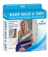 Blue Jay an Elite Healthcare Brand Small Waterproof Tight Seal Medium Arm Cast and Bandage Protector | Easy to Use Reusable Bandage Protector for Adults | Available for Arms